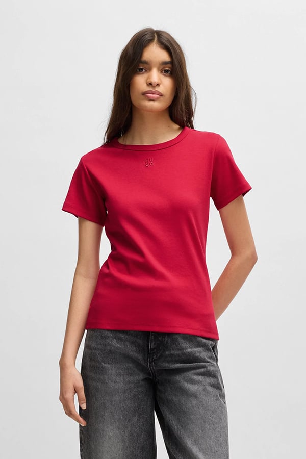 ΜΠΛΟΥΖΑ HUGO - 610 ΚΟΚΚΙΝΟ